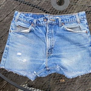 Levi's Distressed Cutoff Jean Shorts sz 33 mens